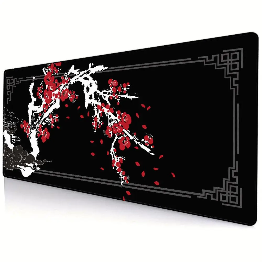 

Cherry blossoms in Japan Mousemat 90x40 Carpet for mouse Table mat for work desk Minimalist desk mat Mouse carpet Desk mat