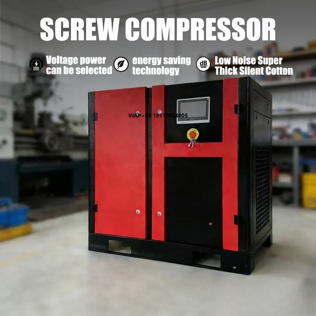 

Промышленный стационарный роторный винтовой воздушный компрессор PMVF с инвертором, 50 л.с./30 л.с., 8 бар, 100 CFM, для пескоструйной обработки, 380 В переменного тока, с воздушным охлаждением, гарантия 5 лет