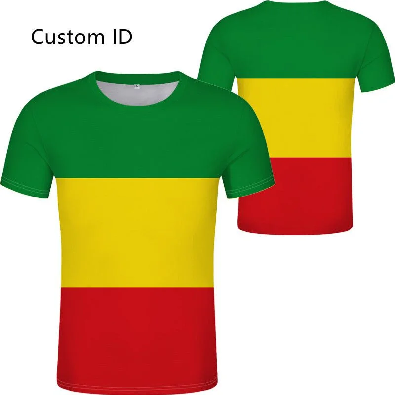 Ethiopia T Shirt New 3d Pinted Nation Flag Tshirts Men Women Ethiopian Amharic Ethnic Tribe Harajuku Tee Casual Kid Short Sleeve