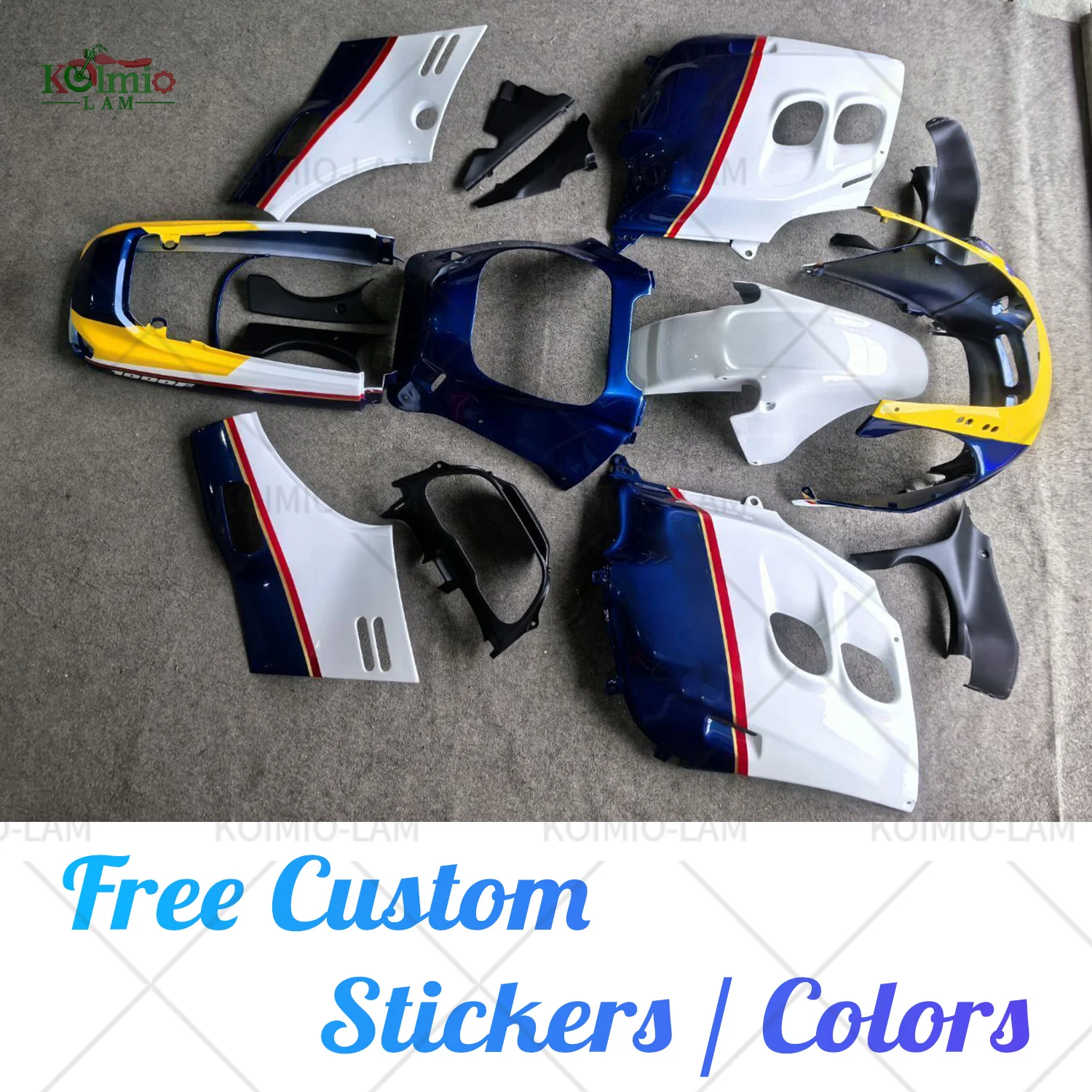 

Подходит для Honda Hurricane Super Aero CBR750 F 1985-1988, комплект обтекателя из АБС-пластика для мотоцикла CBR750F 1986 1987 88 87 86 85