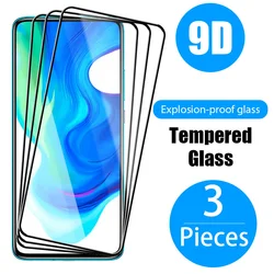 3PCS Full Cover Screen Protector for Xiaomi Mi 10T 9T Pro 9 10 A3 Protective Glass for Xiaomi Mi 11 10 CC9 Pro Note 10 Glass