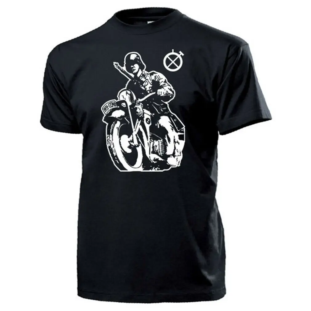 Wehrmacht Soldier Motorcycle R75 KS750 WK Sign Machine T-Shirt. Summer 100% Cotton O-Neck Short Sleeve Mens T Shirt New S-3XL