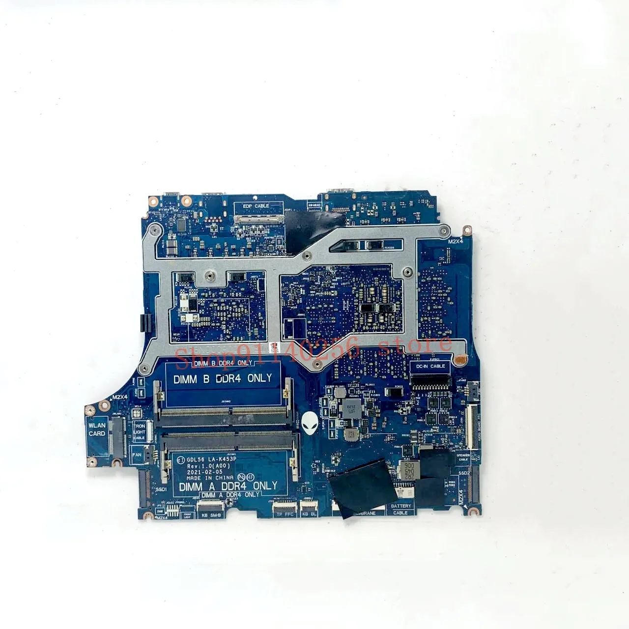 For DELL G15 5515 CN-09YV3R 09YV3R 9YV3R Laptop Motherboard LA-K453P With Ryzen 7 5800H CPU GN20-E3-A1 RTX3060 100% Tested Good