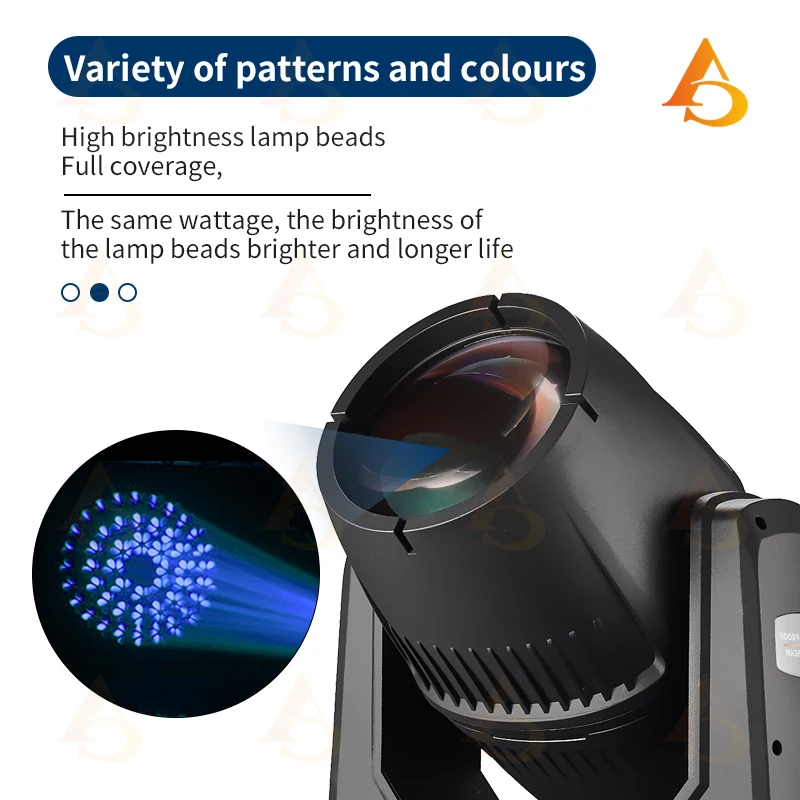 IP65 Waterproof 380W Moving Head Beam Light Outdoor Mini Sharp Beam Stage Light For Concert DJ Disco Party Event Show
