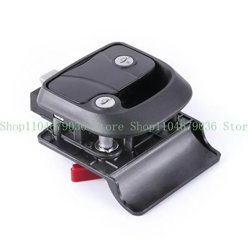 

652F Universal RV Paddle Entry Door Lock for Latch Handle Knob Inside Outside Double