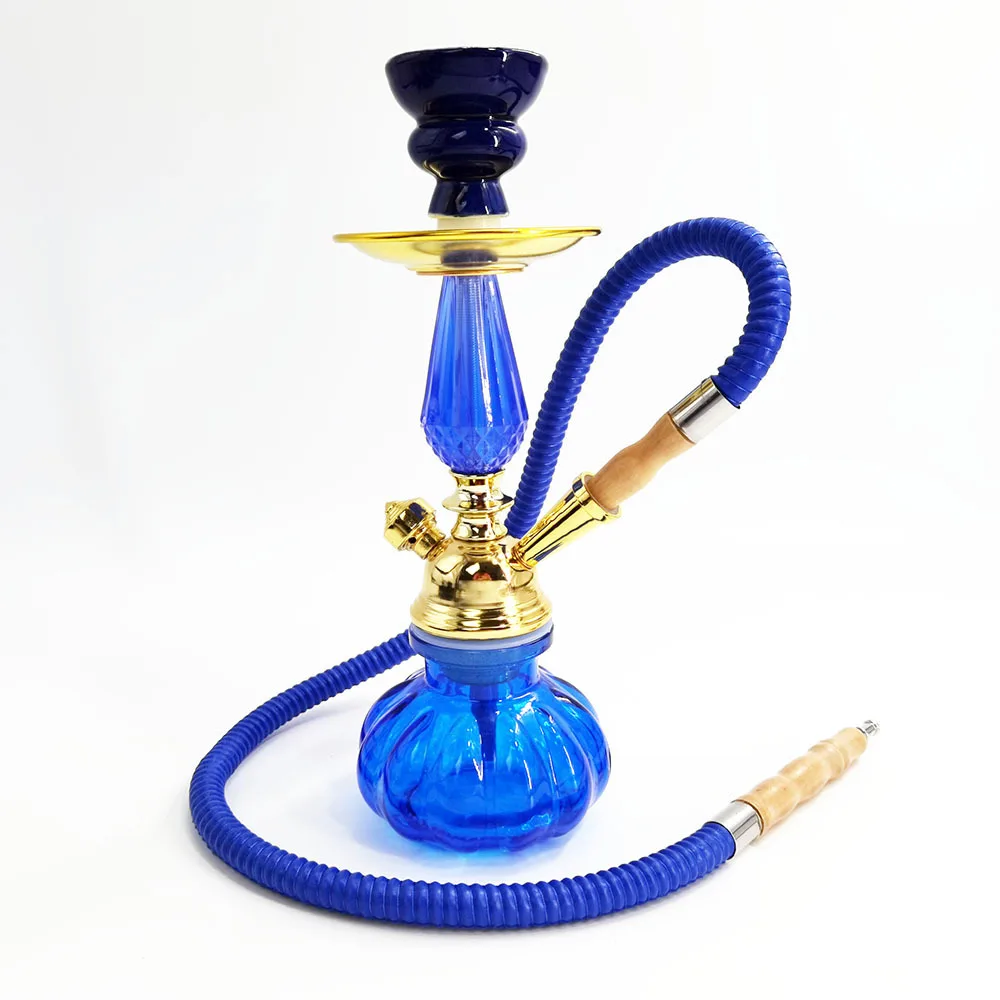 Whole Set Small Arabic Hookah Iron Hookah Accessories Acrylic Hookah Shisha Nargileh Shisha Different Color Single Tube