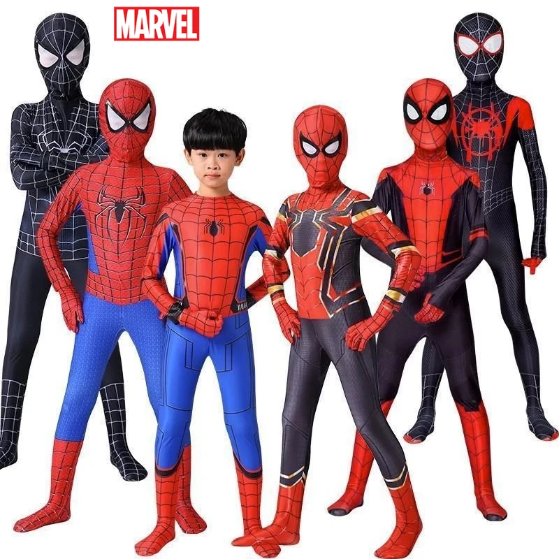 

Marvel Anime Movies Cosplay Clothing Avengers Spider-Man Iron Man Children Adult Halloween Holiday Party Prop Birthday Gifts