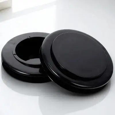 

2pcs Umbrella Hole Ring Caps Windproof Table Protector Fixation Rings For Outdoor Patio Tables Universal Silicone Plug Covers