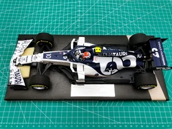 ミナスシャンプ1:18 f1 at01 2020セバスチャンヴェテッテルイタリア語内コレクションシミュレーション限定版樹脂金属静的車モデル