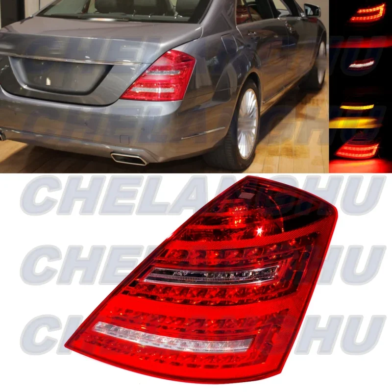 

LED Tail Light For Benz W221 S350 S400 S550 S600 S63 AMG 2010 2011 2012 2013 US Version Right Side Rear Lamp Car accessories