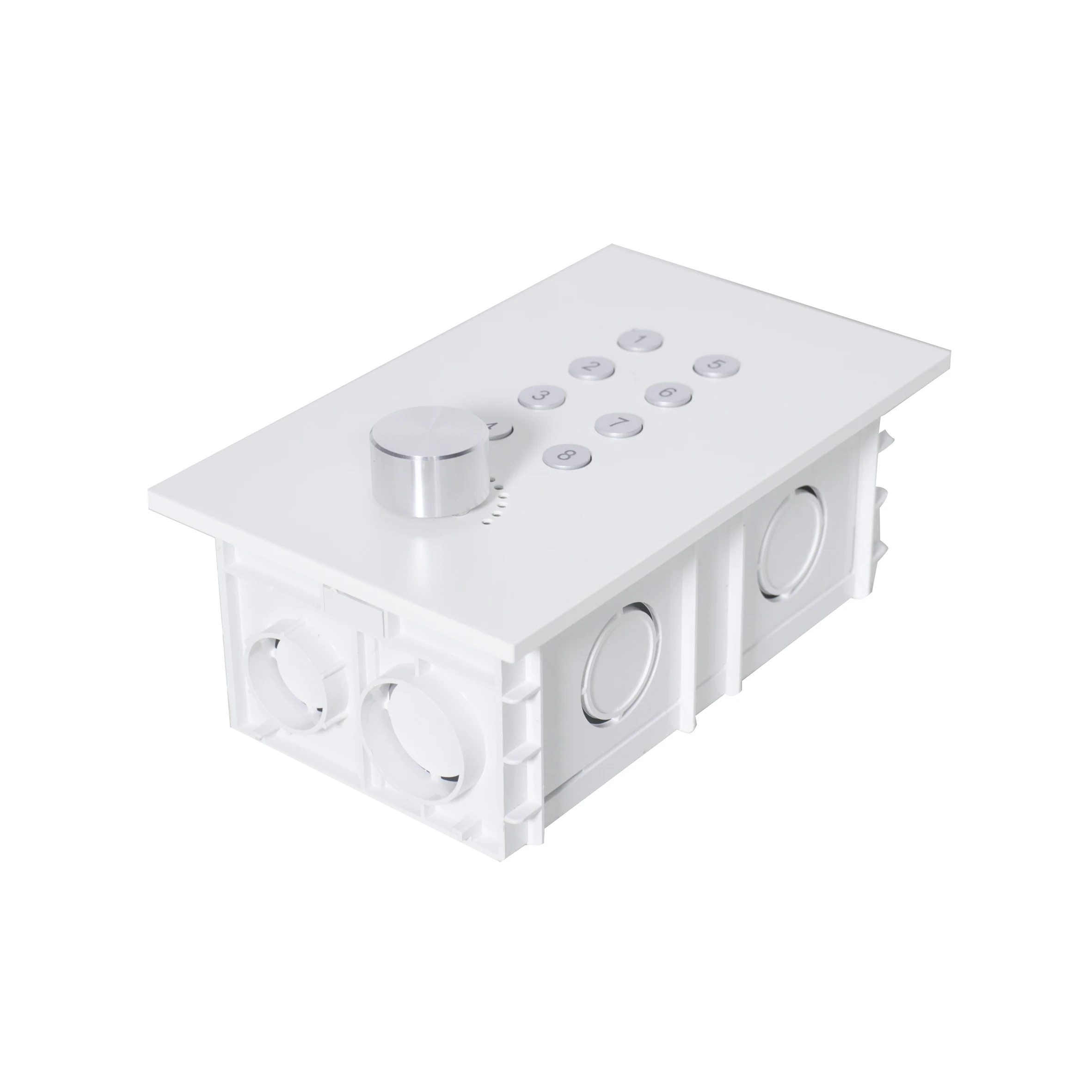 Functions personnalisées Panneau de commande mural Dante avec alimentation POE et protocole de communication UDP