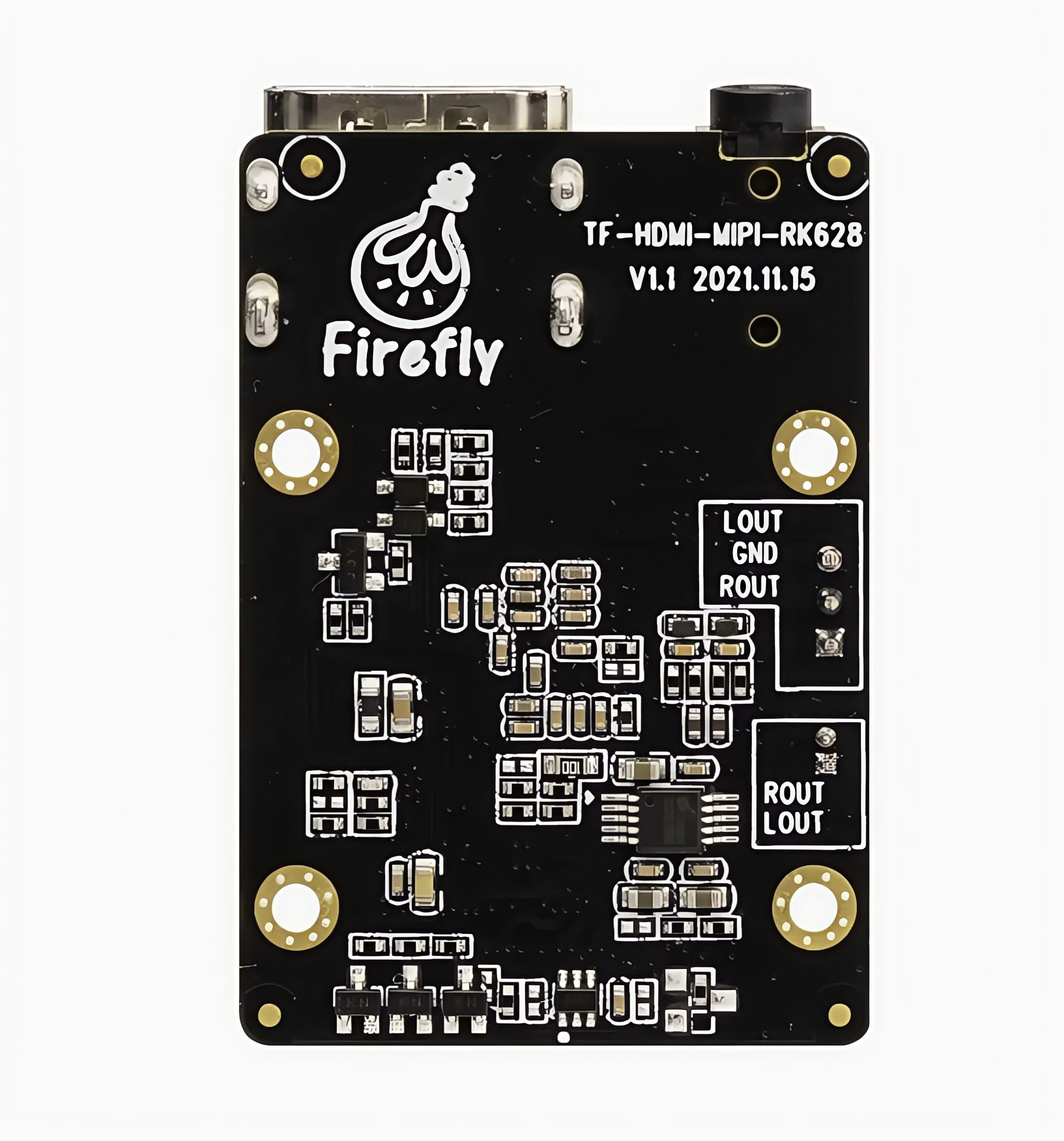 HDMI to MIPI CSI driver board 4K video conversion RK628D/firefly development board RK3588S