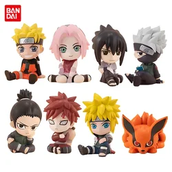 8pcs Set Anime Naruto Figure Kakashi Sasuke Uchiha Itachi Gaara  Haruno Sakura Action Figural Q Version PVC Model Kids Toys Gift