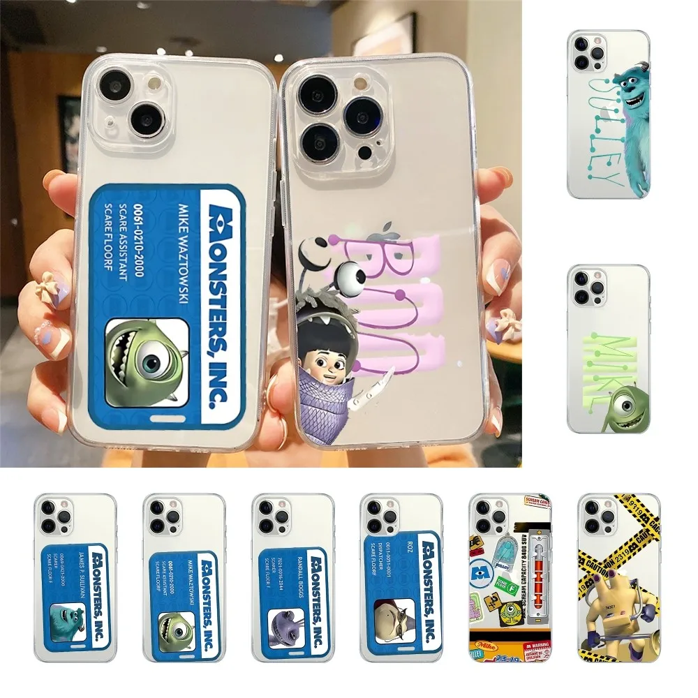 Прозрачный чехол M-Monsterser для Iphone 15 11 13 14 Pro Max 7 8 Plus X Xr Xs Max Se2020 12