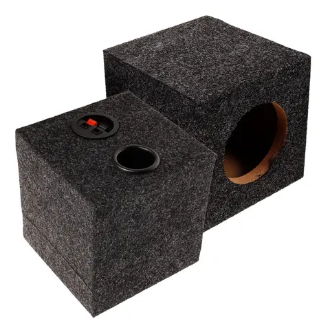 Speaker Casing Ported Subwoofer Enclosure Box Single Car Replacement DIY Wooden Boxes Optimal Performance