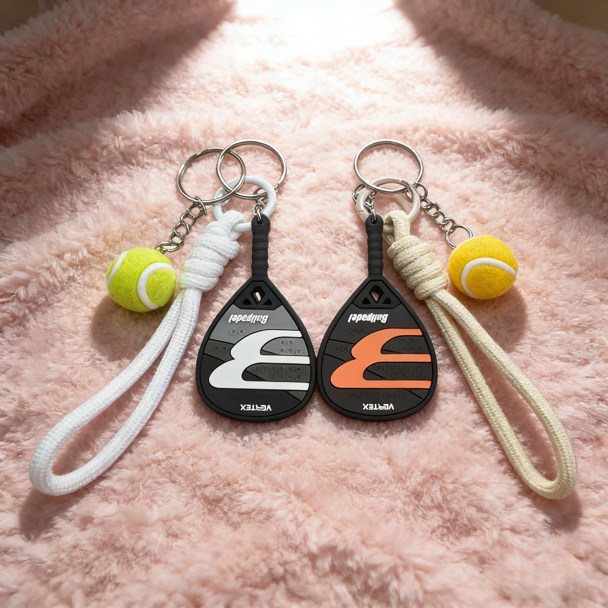 Mini-Tennisschläger-Schlüsselanhänger, langlebiges Material, perfekt für Autoschlüssel, Geschenke, Accessoires, unverzichtbar für Tennisbegeisterte – Detail 7