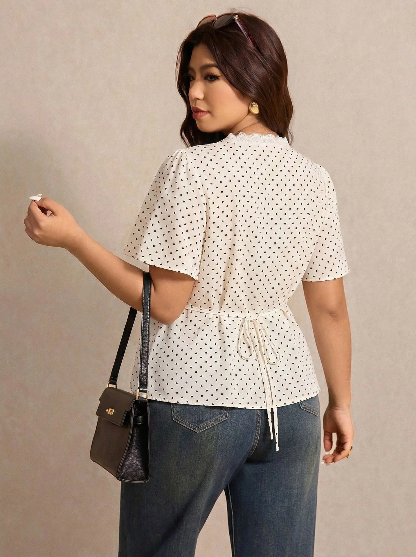 Büyük Beden Kadınlar İçin Puan - Puff Sleeve Blouse incelemesi ve fiyatı