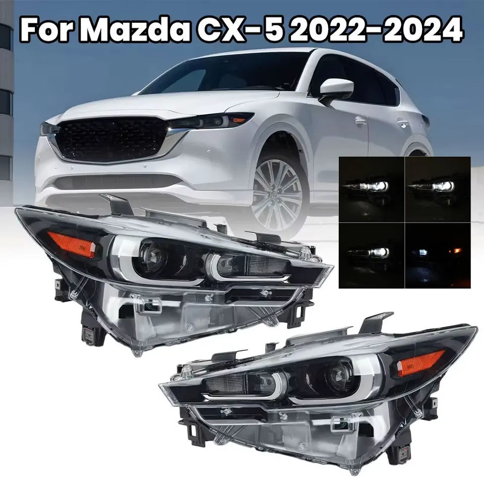 車のフロントランプ LED ヘッドライトアセンブリマツダ CX-5 2022 2023