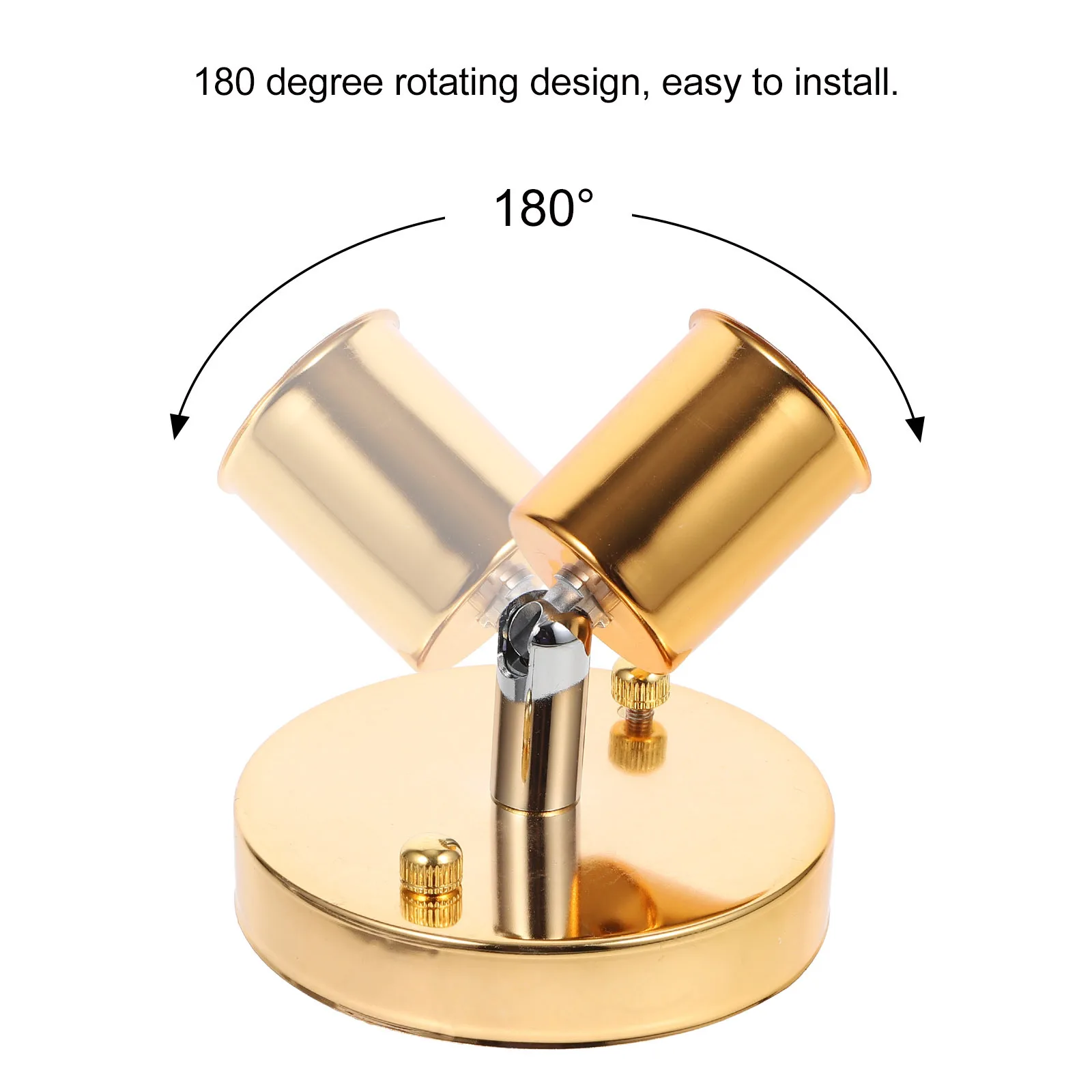 

E27 Thread Lamp Holder 180 Degree Rotation Wall Light Base Holder Rotatable Light Bulb Socket Screw Socket Adjustable