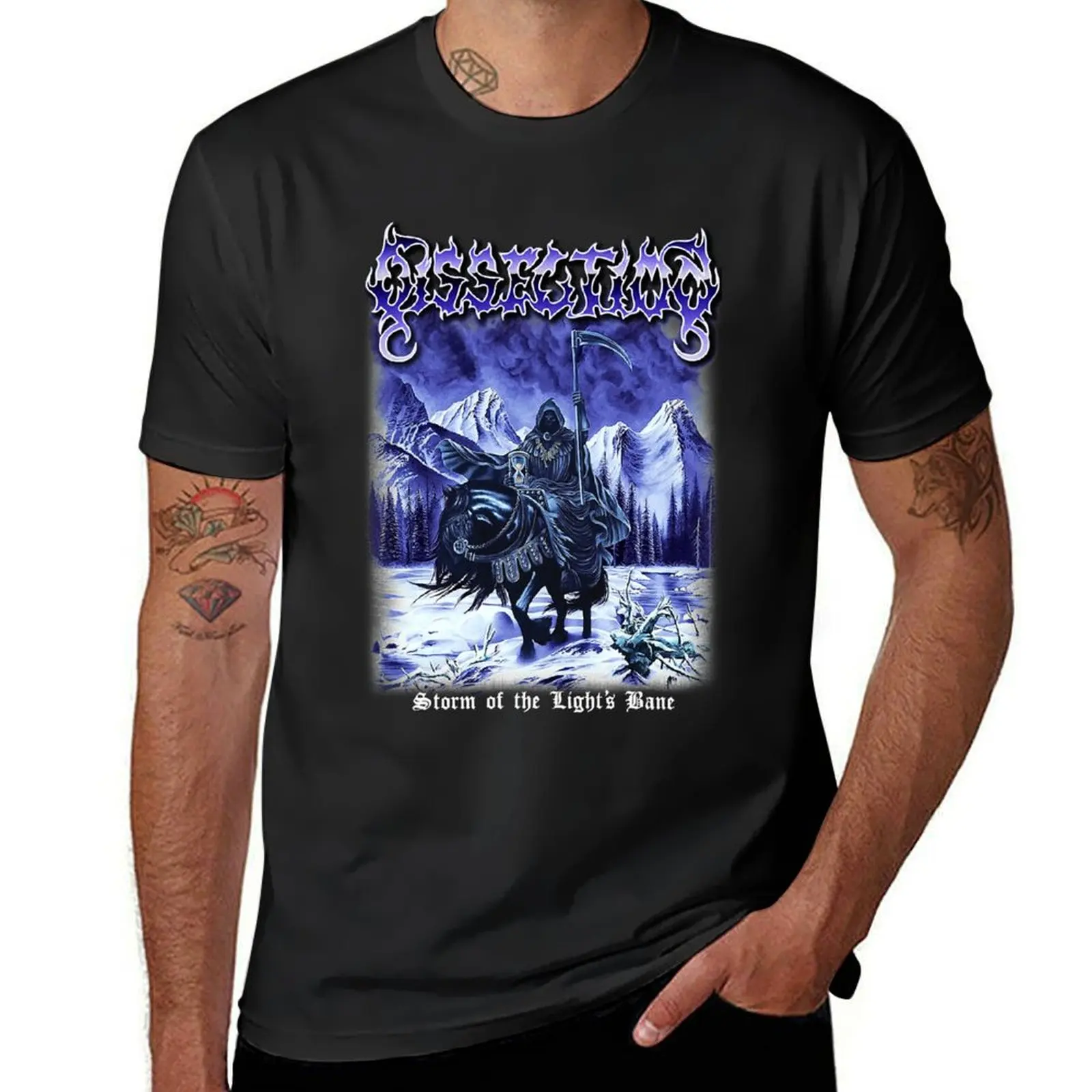 

Dissection - Storm of the Lights Bane Classic Old School Swedish Black Metal Classic T-Shirt shirts graphic tee men tshirt