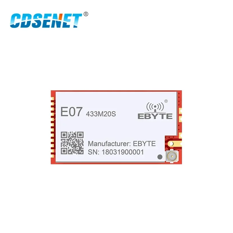 CC1101 433MHz 100mW rf Module 20dBm CDSENET E07-433M20S Long Distance SMD PA Transceiver 433 MHz IPEX Transmitter and Receiver