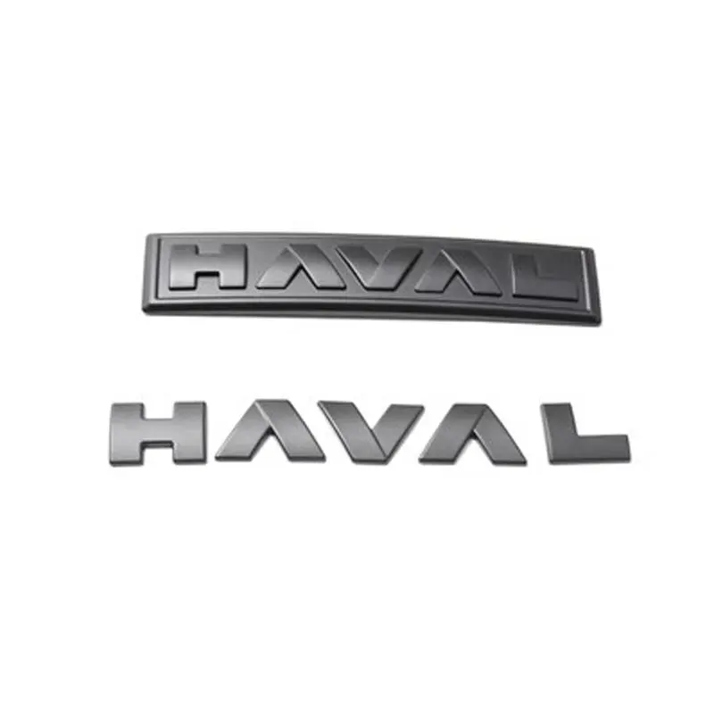 Car Front Logo Rear Trunk Black Logo For 2023-24 Great Wall GWM H6 PHEV 2nd Dargo Plus 1pc