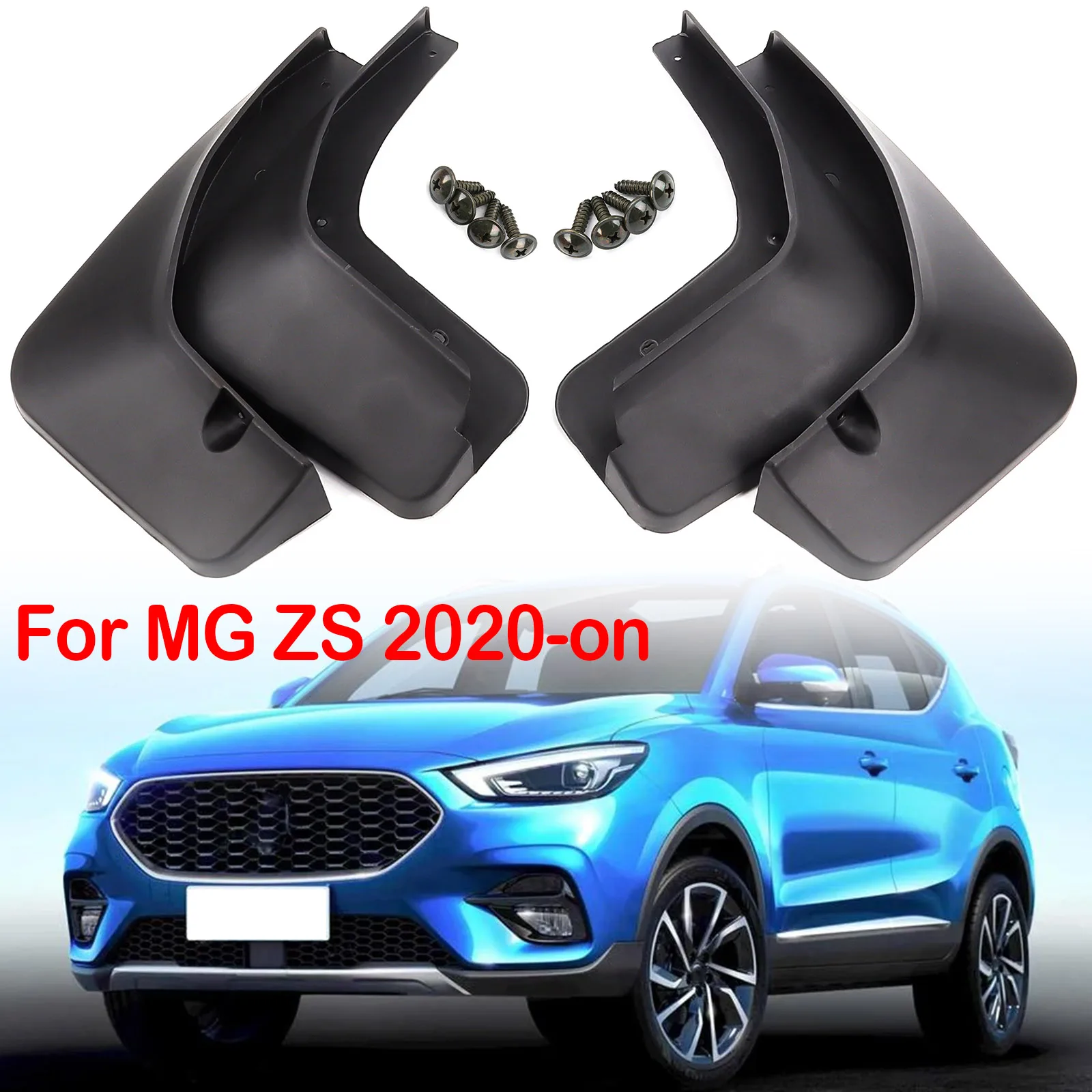 4pcs For MG ZS EV ZX PLUS ZST VS ZS11 2020 2021 2022 2023 Mud Flaps Splash Guard Mudguards Front Rear Molded Fender Car Styling