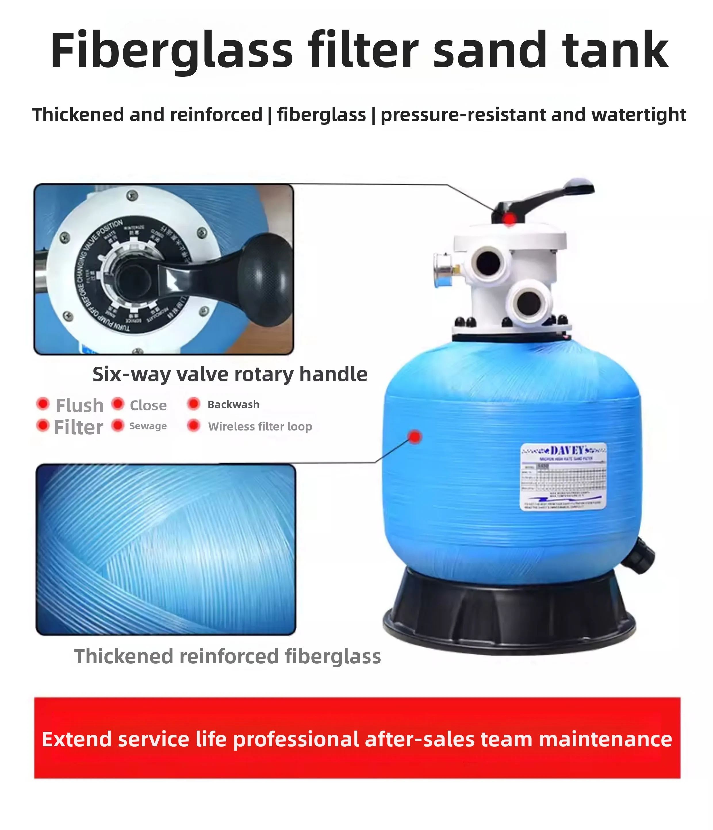 LMM filter bath fish pond sewage purification treatment water circulation filter sand tank equipment