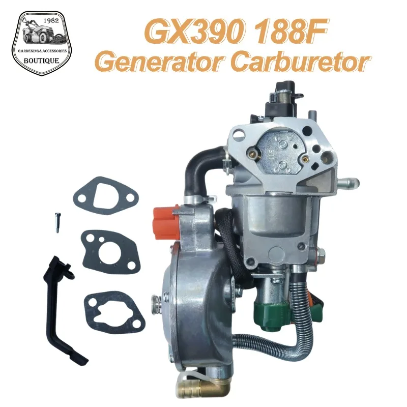 

Upgraded Dual Fuel Carburetor 5-8KW Generator LPG/NG Honda GX390, High-quality Energy-saving and Stable 188F 190F