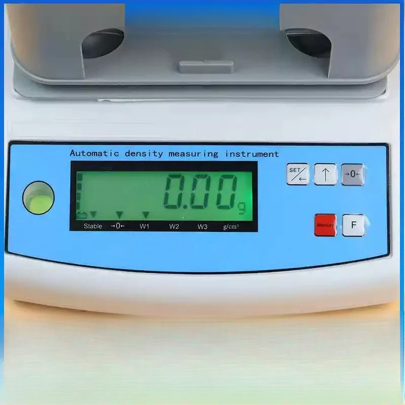 Solid liquid powder densimeter metal sea