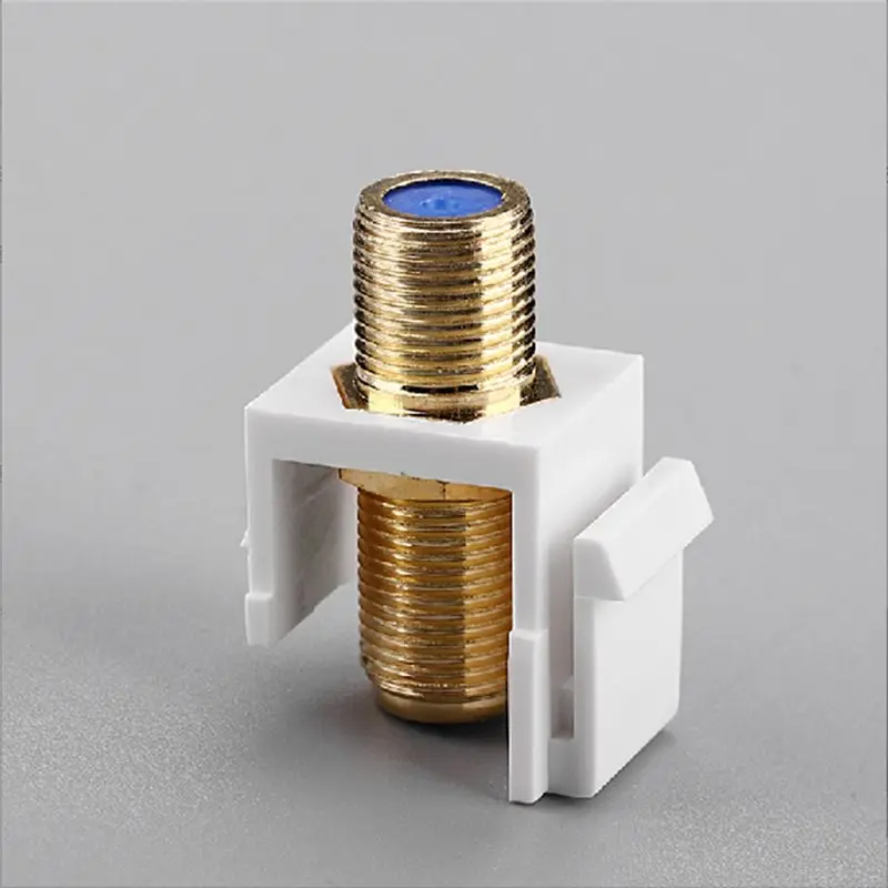 PHFU-For Wall Plate F-Type RG6 For Coax Insert Changer 20PCS 3Ghz Coaxial Cable Connector Modules