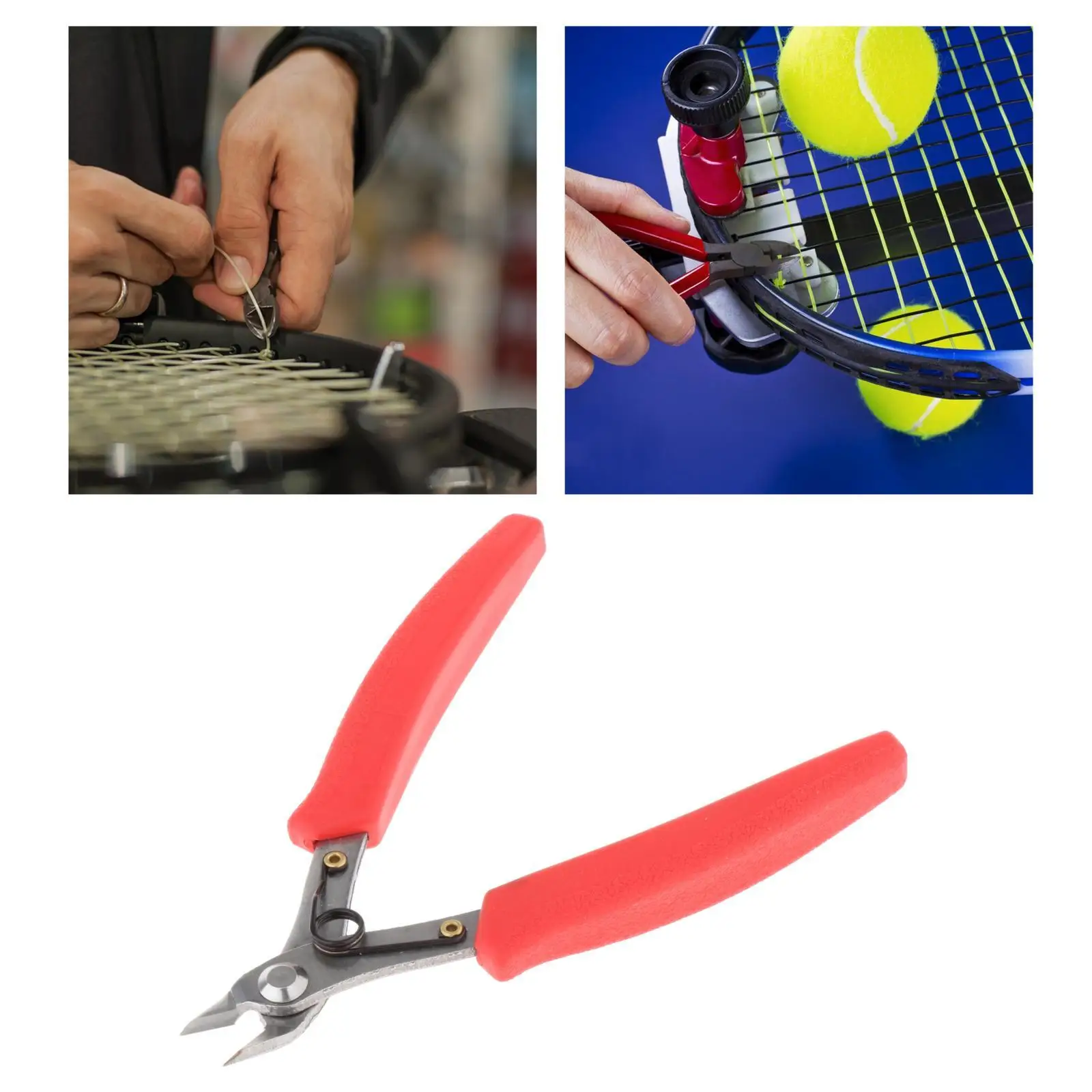 Diagonal Cutting Pliers for Crafts Badminton Tennis Racket Wire Cutter