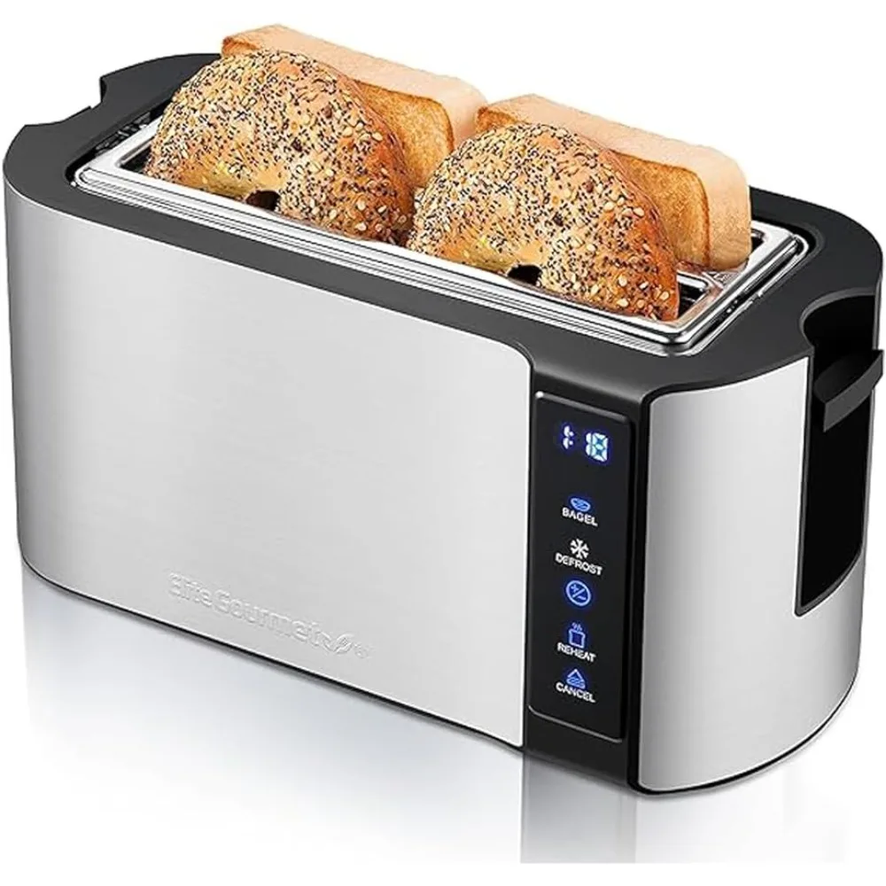 

Toaster with Touch Screen, Countdown Timer, and Extra Wide Slots