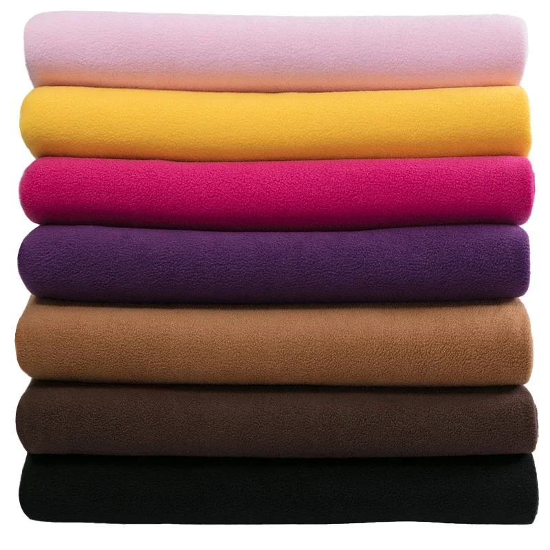 480g/ M 160cm Width Extra Thick Warm Double-sided Polar Fleece Fabric Coat Sweater Fleece Doll Clothing Lining DIY Sewing Fabric