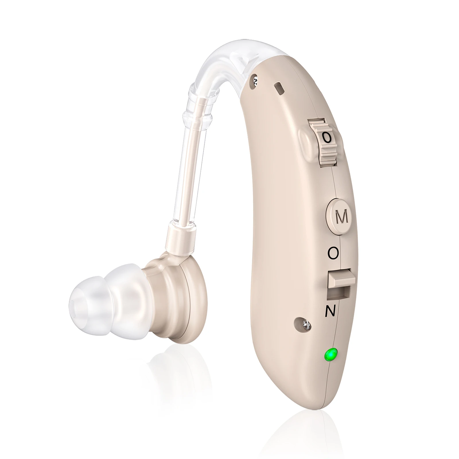 

Factory Wholesale BTE Rechargeable Digital Wireless new For Deafness Seniors Best Quality RIC Invisible Sound Amplifier