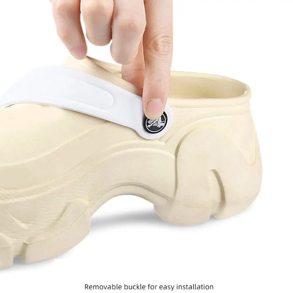 Accessories EVA Beach Slippers Straps Adjustable DIY Sandals Straps Hole Shoes Strap Shoe Decoration