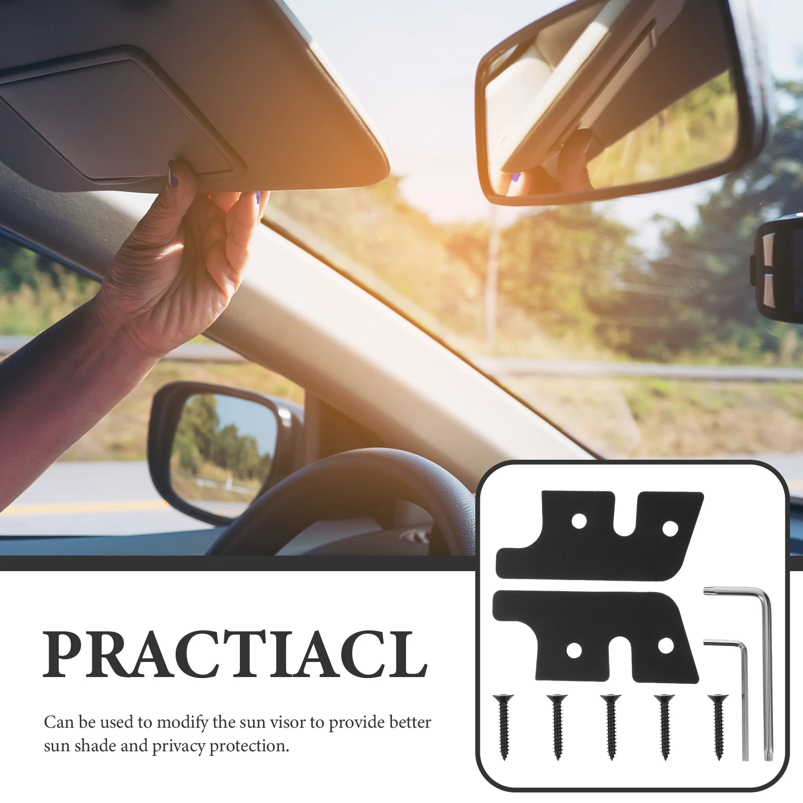 

Sun Visor Repair Kit Durable Clips Easy Installation Replacement Parts Vehicle Accessories Interior Holder Fixing Shades