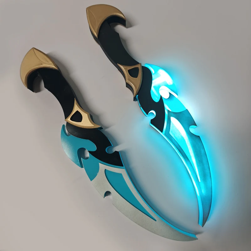 Lohen Cos Luminous Spear Props Game Genshin Impact Cosplay Prop Halloween Christmas Fancy Party Costume Accessories 6