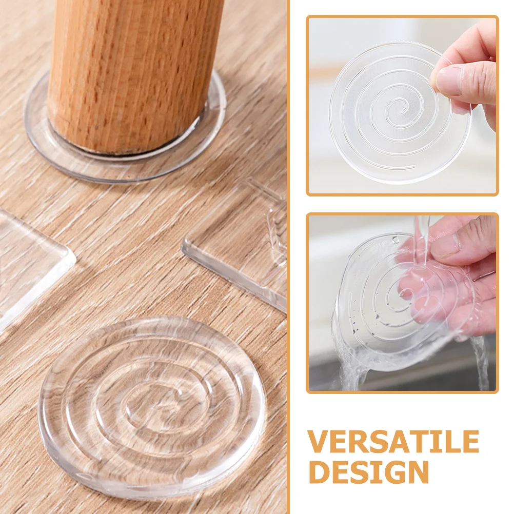 12 قطعة قواعد أكواب أثاث مقاومة للاهتراء متعددة الوظائف سدادات عجلات للكرسي غير قابلة للانزلاق تحمي الأرضيات الصلبة سهلة الاستخدام و #5