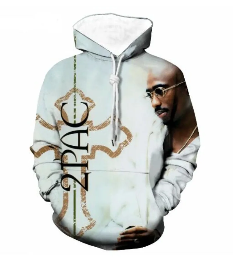 

New Fashion Men/Women Tupac 2Pac 3D Print Long Sleeve Hoodie Casual Sweatshirt Hoodies Men Sport Pullover L011