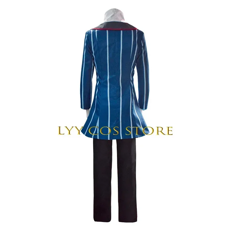 Demon Vox cosplay anime Hotel 3 costume da uomo trench uniforme cappello set Vees outfit abiti da festa di Halloween per donna uomo