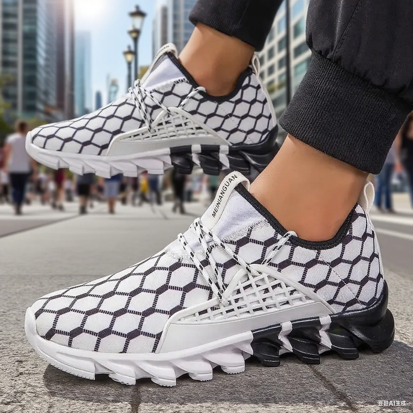 

Модная мужская повседневная легкая удобная повседневная обувь Дышащая спортивная обувь