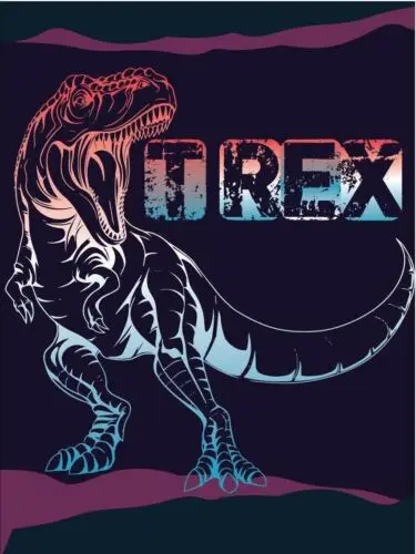 T Rex Vintage Retro Metal Sign sign