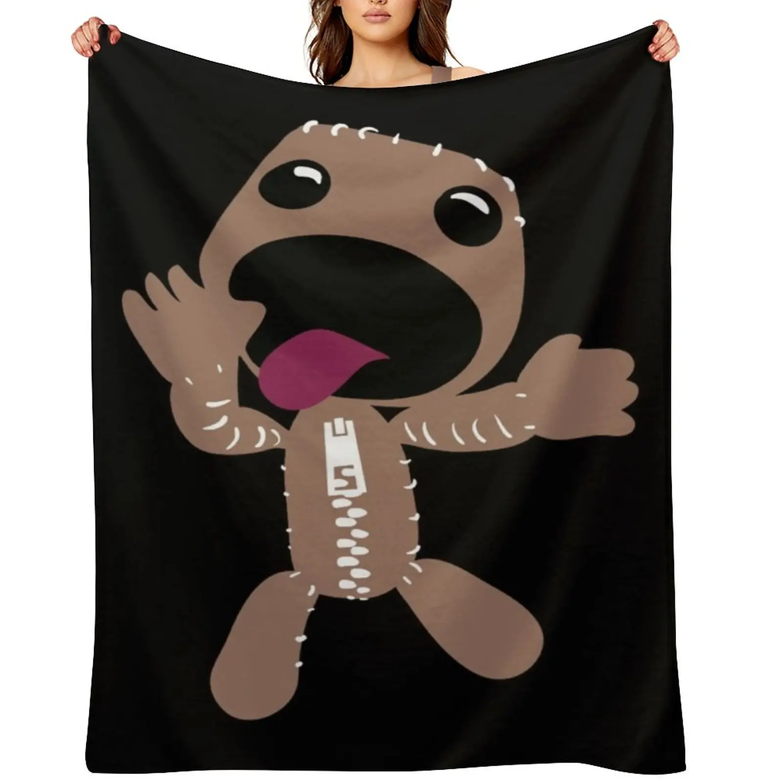 Little Big Planet Sackboy Throw Blanket Sofas Decoratives valentine gift ideas Bed Fashionable Blankets