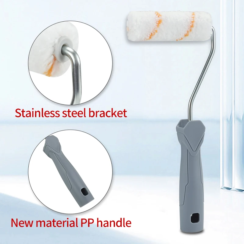 Complete Paint Tool Kit Includes Brushes, Rollers, Tray & More For Painting Home Wall Cabinets Doors Fences Ceilings