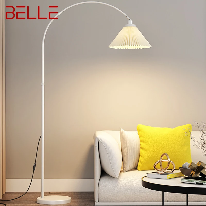 BELLE Nordic Fishing Floor Lamp ModernFamily Living Room Bedroom Creative LED Decorative Standing Light