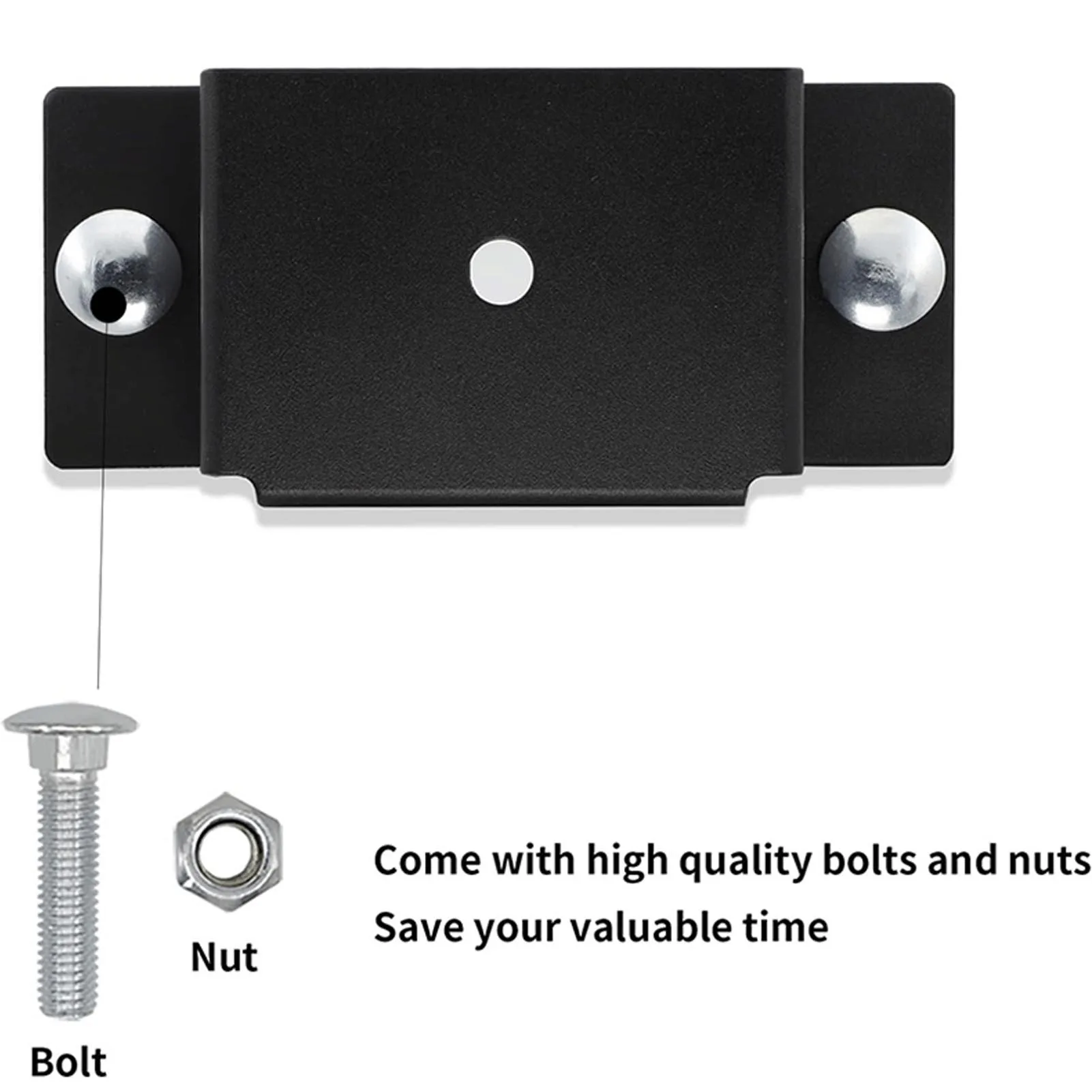 Staffa tascabile per picchetto da 2x4 pollici Staffa tascabile per picchetto per rimorchio Staffa per binario per rimorchio in acciaio al carbonio ad alta resistenza per picchetti