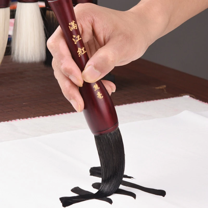 Chinese Calligraphy Brush Oversized Hopper-shaped Brush Chinese Painting Brush Pen Chinese Calligraphy Couplets Writing Supplies