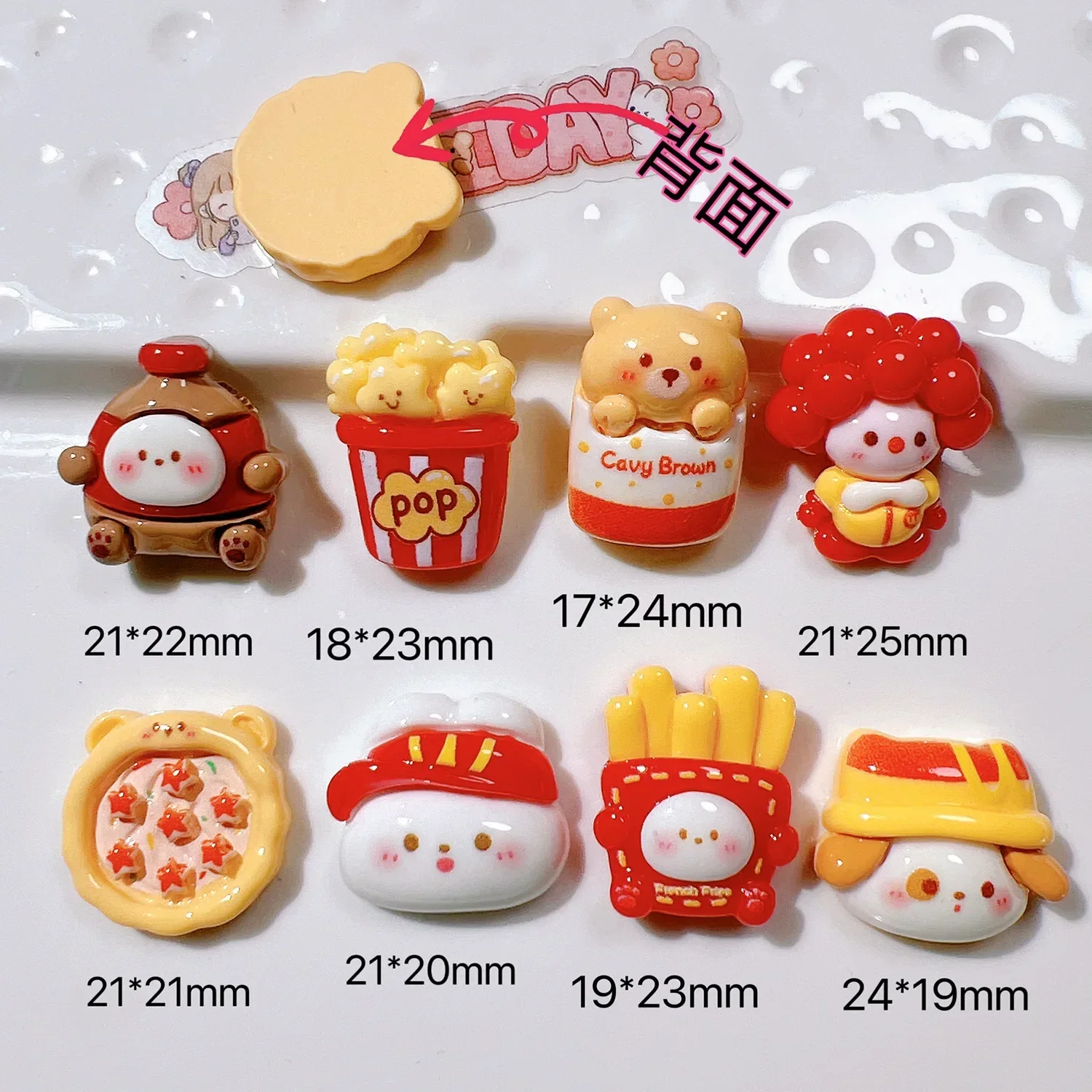 8pcs Refrigerator Magnets, Kawaii Cartoon Food Fridge Magnets, Cute Decorative Magnets Personalized Fridge Magnet Locker Cabinet