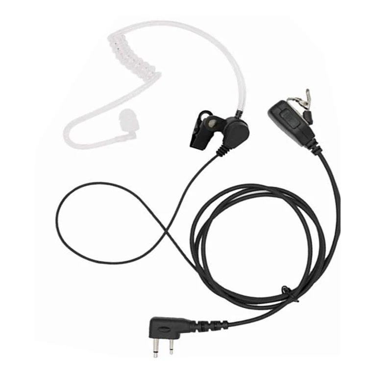 RISENKE Earpiece for Icom IC-F24S,IC-F3,IC-F4,IC-H6,IC-U12,IC-V82,IC-V86,IC-F4011 Radio, Acoustic Tube Surveillance Headset